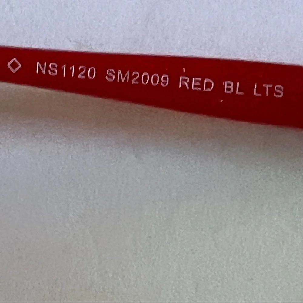 STEVE MADDEN BLUE LIGHT READING GLASSES NO MAGNIFICATION RED NWOT